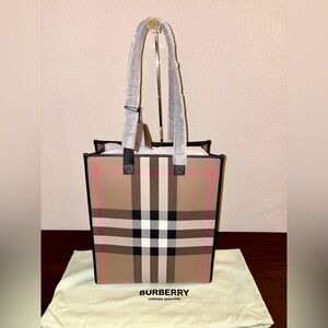 Burberry Tote Bag in Taupe Brown – NWT